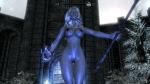 Edhildils Winterhold Mage statue